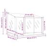 Chicken Nesting Box | 3 Compartments | Galvanized Metal