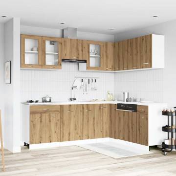 11 Piece Kitchen Cabinet Set | Artisan Oak Engineered Wood