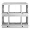 Chicken Nesting Box - 8 Compartments Galvanized Metal