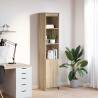 Highboard Sonoma Oak - 37.5x35x180 cm Engineered Wood Storage