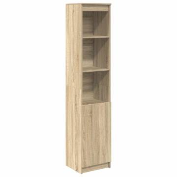 Highboard Sonoma Oak - 37.5x35x180 cm Engineered Wood Storage