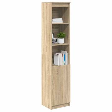 Highboard Sonoma Oak - 37.5x35x180 cm Engineered Wood Storage