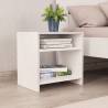 Bedside Cabinet White 40x30x40 cm Engineered Wood Colour white Quantity in Package 1 