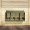 Olive Green Chicken Nesting Box with 4 Compartments