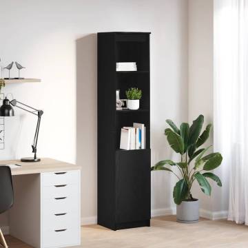 Highboard Black Oak - Stylish Storage Solutions | HipoMarket