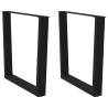  Dining Table Legs V-Shape 2 pcs Black 80x(72-73.3) cm Steel Colour black Size 80 x (72-73.3) cm Quantity in Package 1 Number of 