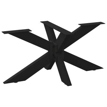 Spider Shape Coffee Table Leg - Black Steel 98x58 cm