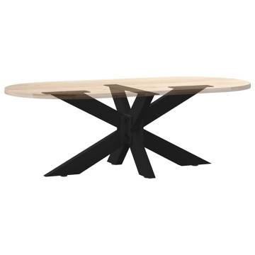 Spider Shape Coffee Table Leg - Black Steel 98x58 cm