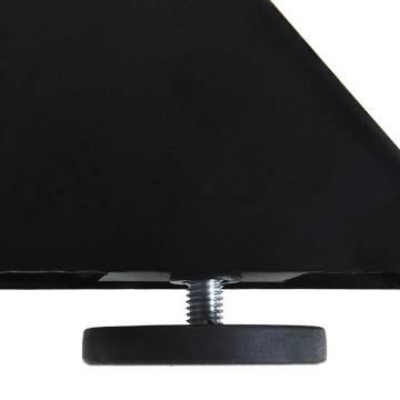 Spider Shape Coffee Table Leg - Black Steel 98x58 cm