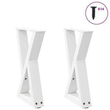 Stylish White Coffee Table Legs - Durable Steel | HipoMarket