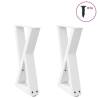  Coffee Table Legs 2 pcs White 28x(42-43.3) cm Steel Colour white Size 28 x (42-43.3) cm Quantity in Package 1 Number of 