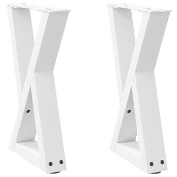 Stylish White Coffee Table Legs - Durable Steel | HipoMarket