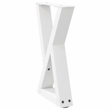 Stylish White Coffee Table Legs - Durable Steel | HipoMarket