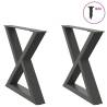  Coffee Table Legs 2 pcs Anthracite 50x(42-43.3) cm Steel Colour anthracite Size 50 x (42-43.3) cm Quantity in Package 1 Number of 