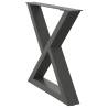 Stylish Anthracite Coffee Table Legs - 2 pcs Steel 50 cm