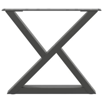 Stylish Anthracite Coffee Table Legs - 2 pcs Steel 50 cm