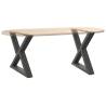 Coffee Table Legs 2 pcs Anthracite Steel - Durable & Modern