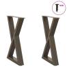  Dining Table Legs 2 pcs Natural Steel 50x(72-73.3) cm Steel Colour natural Size 50 x (72-73.3) cm Quantity in Package 1 Number of 