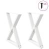  Dining Table Legs 2 pcs White 70x(72-73.3) cm Steel Colour white Size 70 x (72-73.3) cm Quantity in Package 1 Number of 