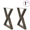  Dining Table Legs 2 pcs Natural Steel 70x(72-73.3) cm Steel Colour natural Size 70 x (72-73.3) cm Quantity in Package 1 Number of 