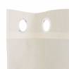 Voile Curtains with Grommets - Cream, 2 pcs | HipoMarket UK