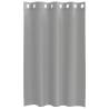 Light Grey Voile Curtains with Grommets - 140x175 cm (2 pcs)