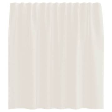 Voile Curtains with Tab Top - Cream | 2 pcs for Stylish Decor