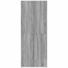 File Cabinet Grey Sonoma - 60x32x153 cm Engineered Wood