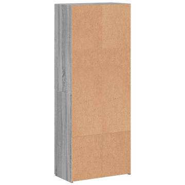 File Cabinet Grey Sonoma - 60x32x153 cm Engineered Wood