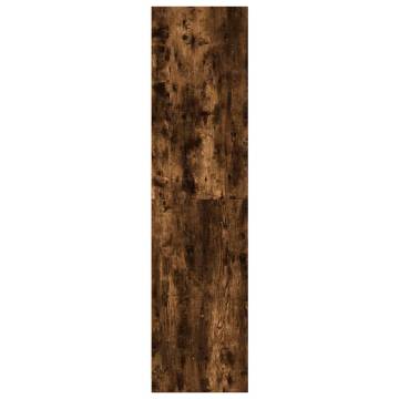 Wardrobe Smoked Oak - Stylish & Compact | Hipomarket