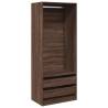 Stylish Brown Oak Wardrobe - 80x50x200 cm | Hipomarket UK