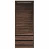 Stylish Brown Oak Wardrobe - 80x50x200 cm | Hipomarket UK