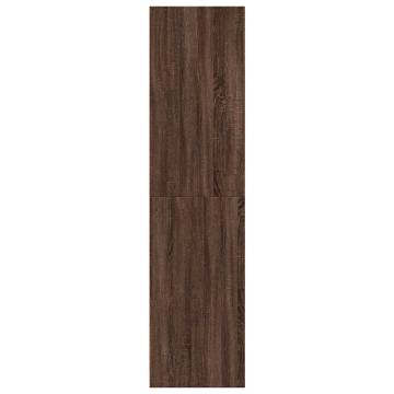 Stylish Brown Oak Wardrobe - 80x50x200 cm | Hipomarket UK