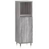 3 Piece Grey Sonoma Bathroom Cabinet Set - Stylish Storage