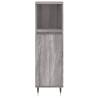 3 Piece Grey Sonoma Bathroom Cabinet Set - Stylish Storage