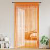  String Curtains 2 pcs Orange 140x250 cm Colour orange Size 140 cm Quantity in Package 2 