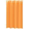 Voile Curtains with Grommets - Orange 140x175 cm (Set of 2)