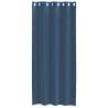 Royal Blue Voile Curtains with Grommets - 2 pcs