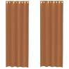 Voile Curtains with Grommets 2 pcs Terracotta - HipoMarket