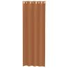 Voile Curtains with Grommets 2 pcs Terracotta - HipoMarket