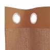 Voile Curtains with Grommets 2 pcs Terracotta - HipoMarket