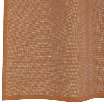 Voile Curtains with Grommets 2 pcs Terracotta - HipoMarket