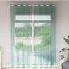  Voile Curtains with Grommets 2 pcs Turquoise Colour turquoise Size 140 x 300 cm Quantity in Package 1 Model with grommets 