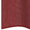 Wine Red Voile Curtains with Grommets - 2 pcs | HipoMarket