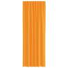 Voile Curtains with Loops 2 pcs Orange 140x260 cm - HipoMarket