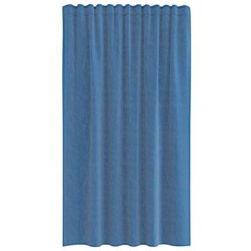 Voile Curtains with Loops 2 pcs Royal Blue 140x175 cm