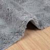 Shaggy Rug High Pile Silver Grey 60x100 cm | Hipo Market