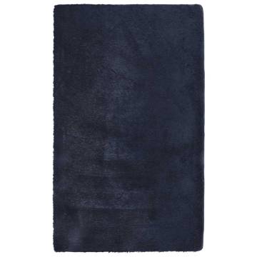 High Pile Navy Shaggy Rug 80x150 cm | Durable & Stylish