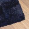 High Pile Navy Shaggy Rug 80x150 cm | Durable & Stylish