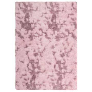 Shaggy Rug High Pile Dusty Pink 120x170 cm - Hipomarket